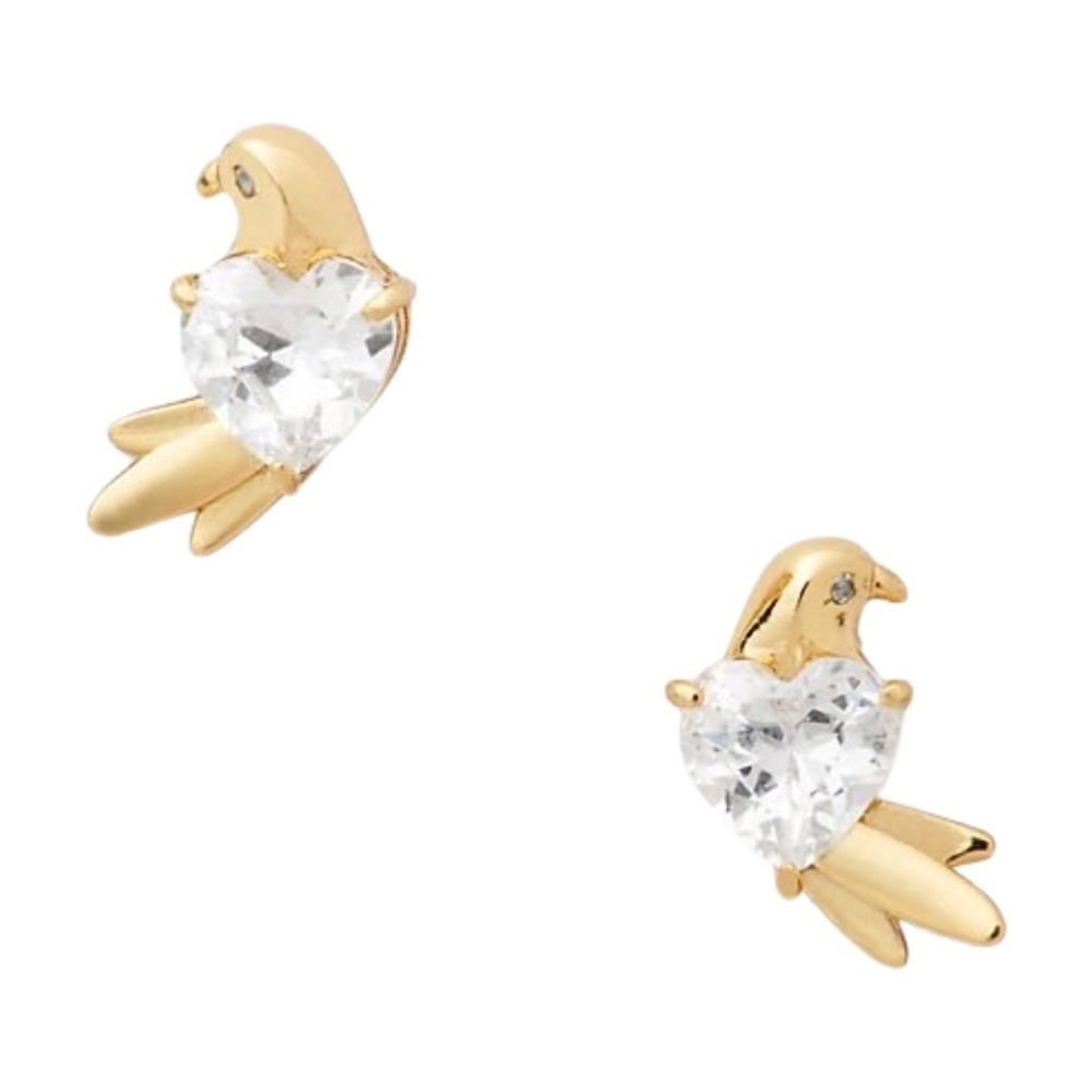 KATE SPADE • Crystal Love Birds Earrings